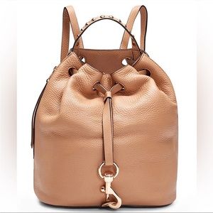 Rebecca Minkoff Camel Leather Backpack